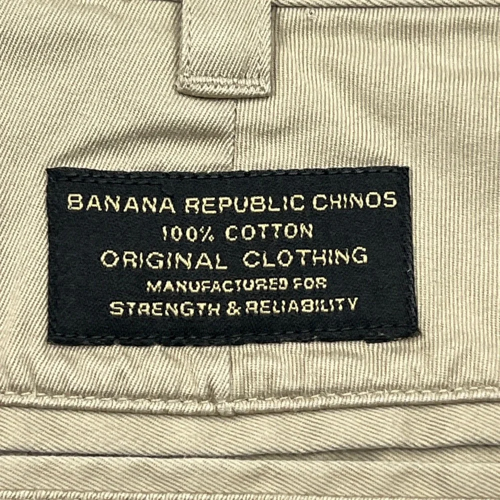 NEW Banana Republic Chino Shorts Men's 38 Khaki Twill 9